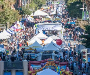 A view of a previous Sherman Oaks Street Fair